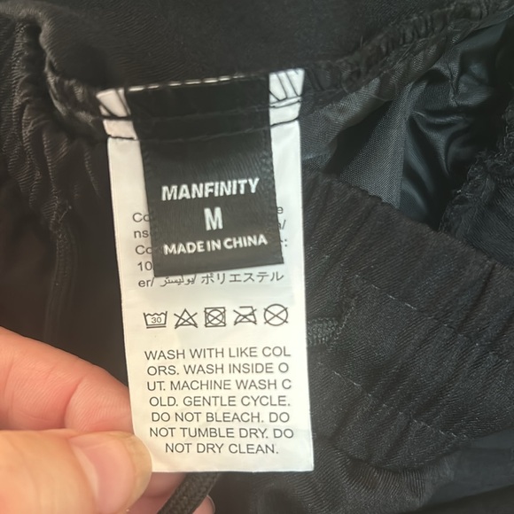 Manfinity Men's Flap Pocket Cargo Pants With Straps size M - Picture 9 of 9